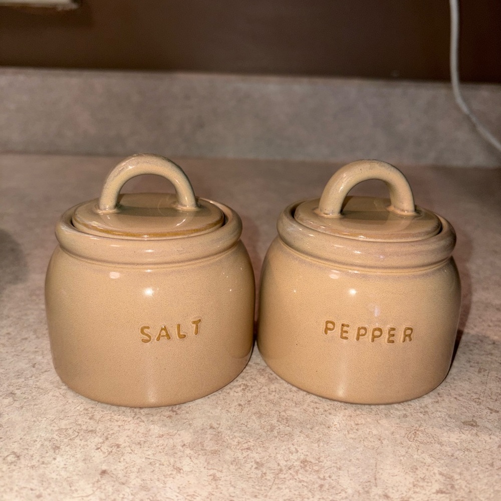Hearth and Hand with Magnolia salt and pepper canisters